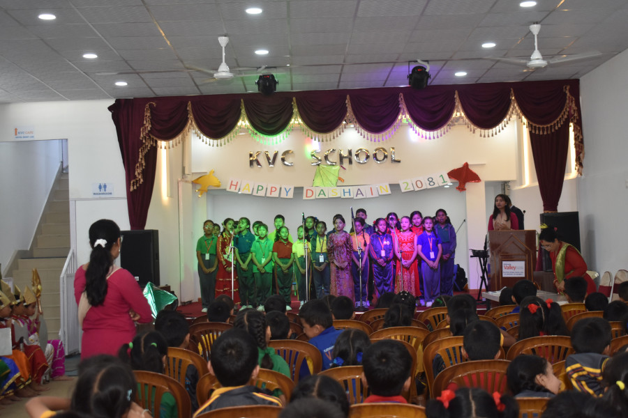 Dashain celebration event held at school