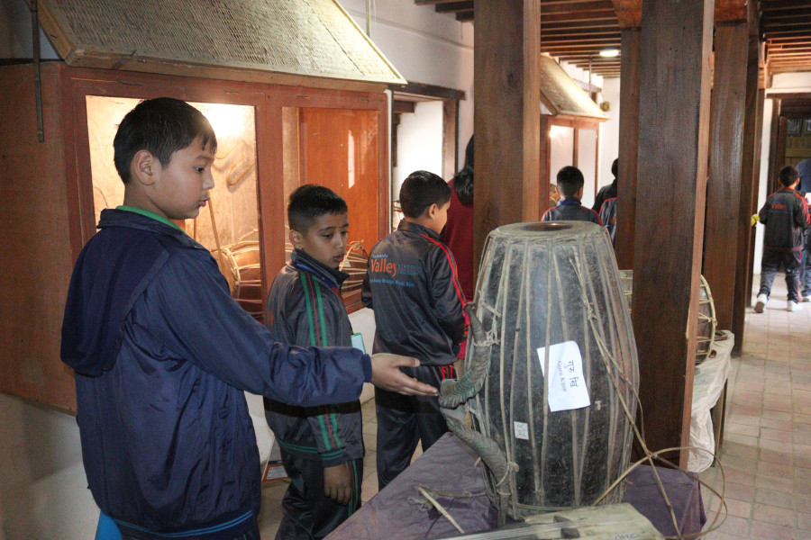 Educational field visit to Music Museum Nepal by school students